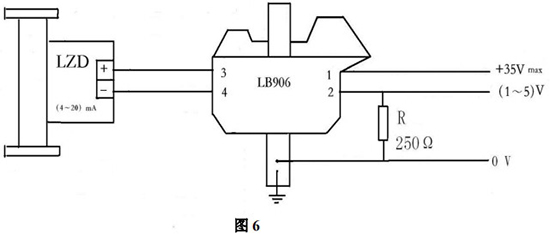 金屬管浮子流量計本安防爆型接線圖