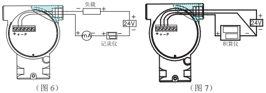 防爆型天然气流量计接线图